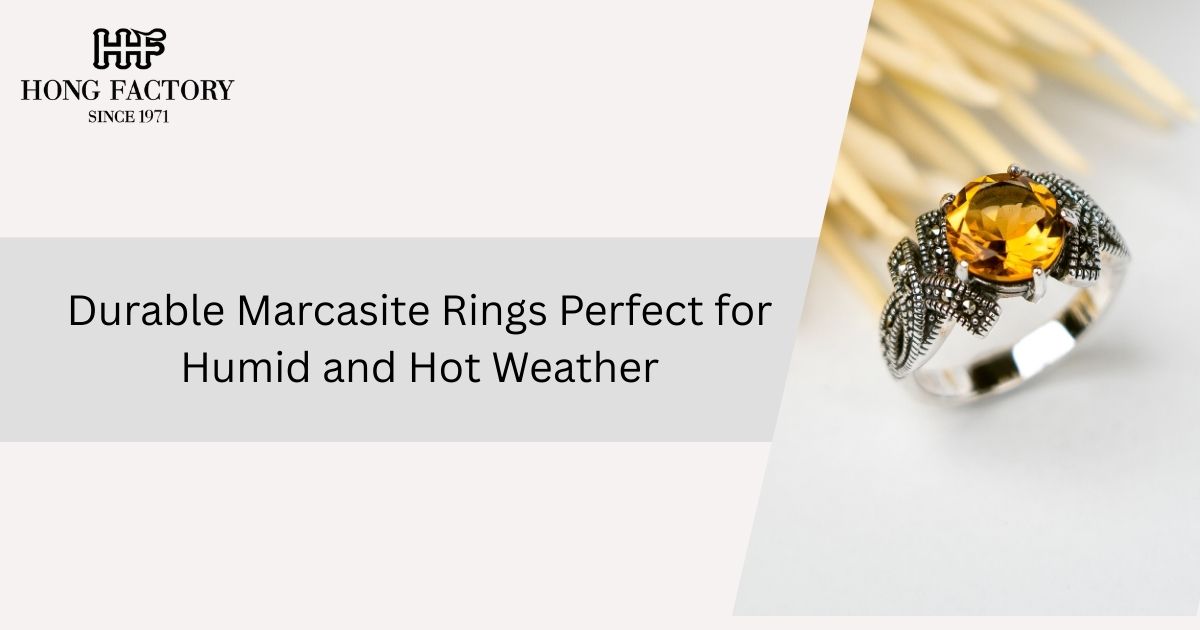 Durable Marcasite Rings