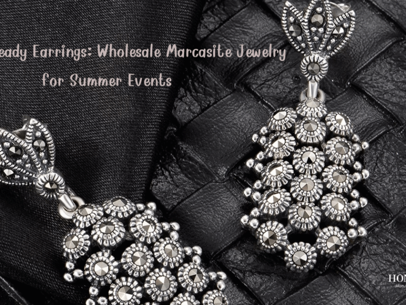 Festival-Ready Earrings: Wholesale Marcasite Jewelry for Summer Events