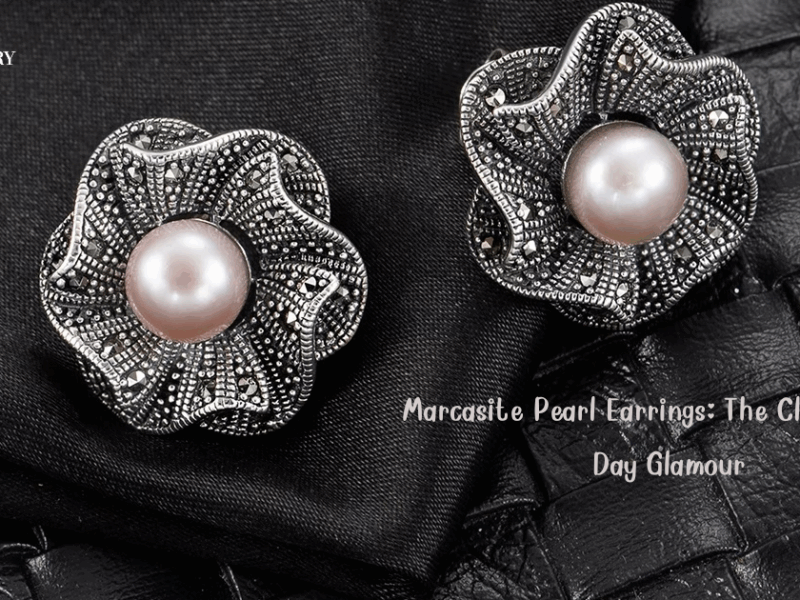 Marcasite Pearl Earrings: The Classic Rainy Day Glamour