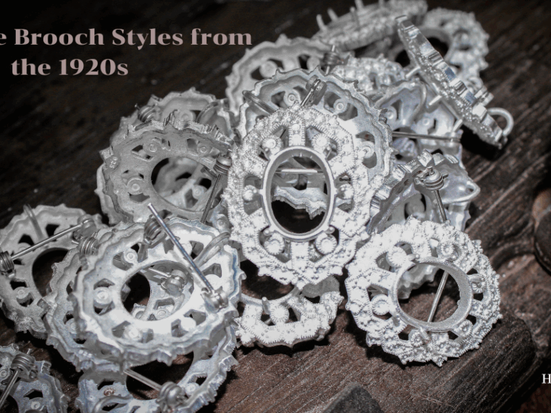 Marcasite Brooch Styles from the 1920s
