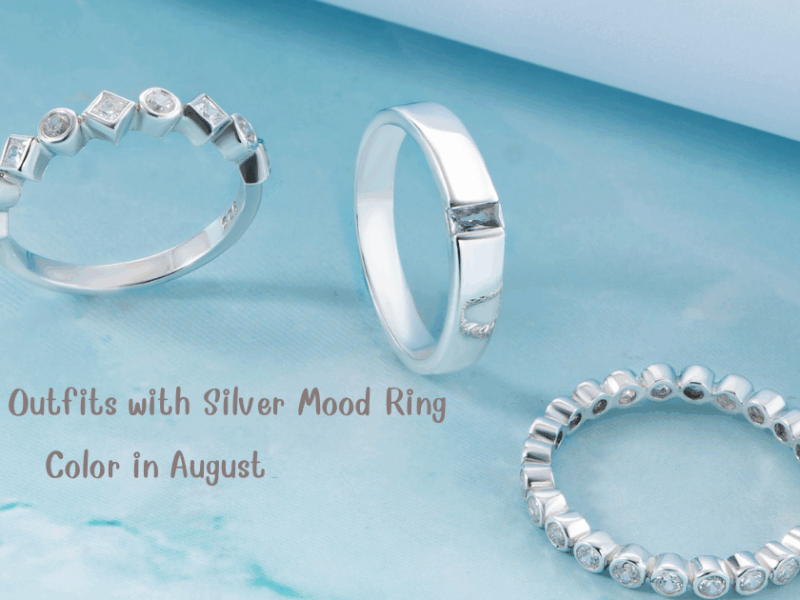 Matching Outfits with Silver Mood Ring Color in August