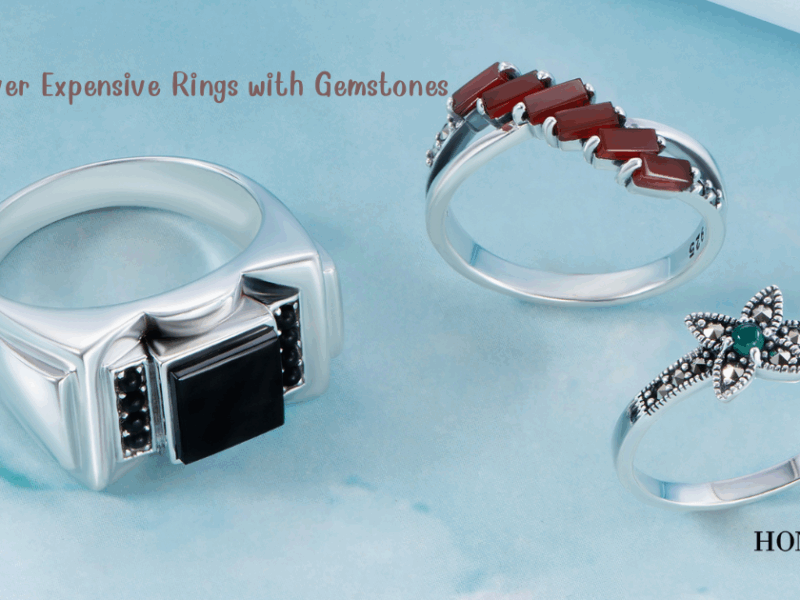 Sterling Silver Expensive Rings with Gemstones