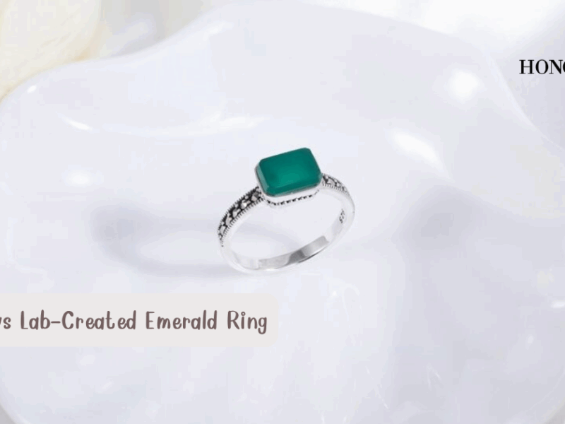 Natural vs Lab-Created Emerald Ring