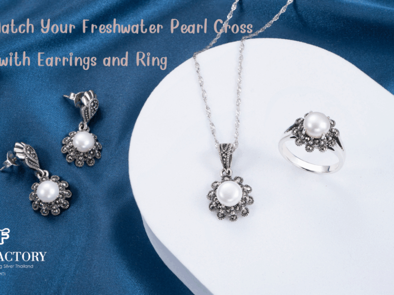 How to Match Your Freshwater Pearl Cross Necklace with Earrings and Ring