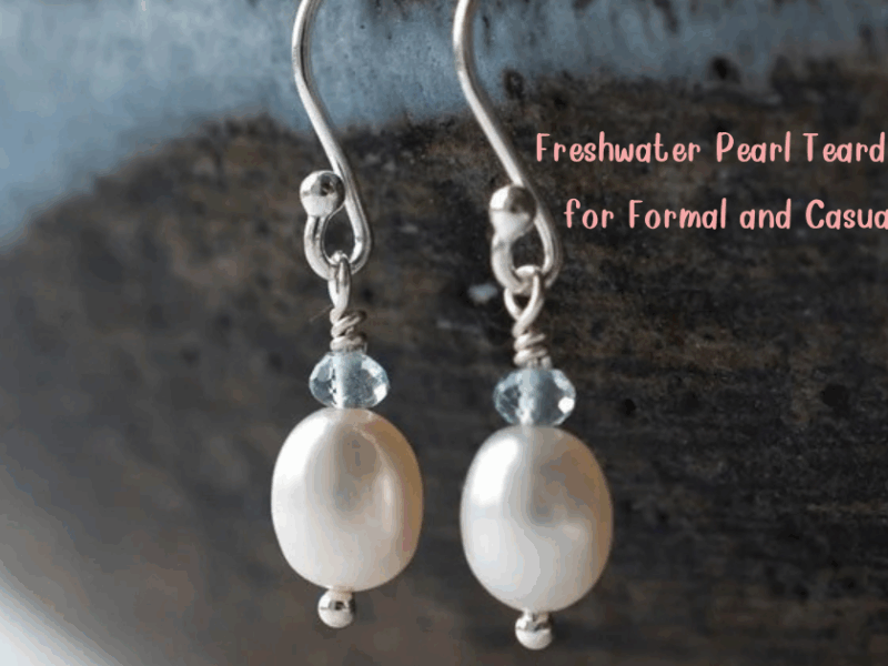 Freshwater Pearl Teardrop Earring for Formal and Casual Outfits