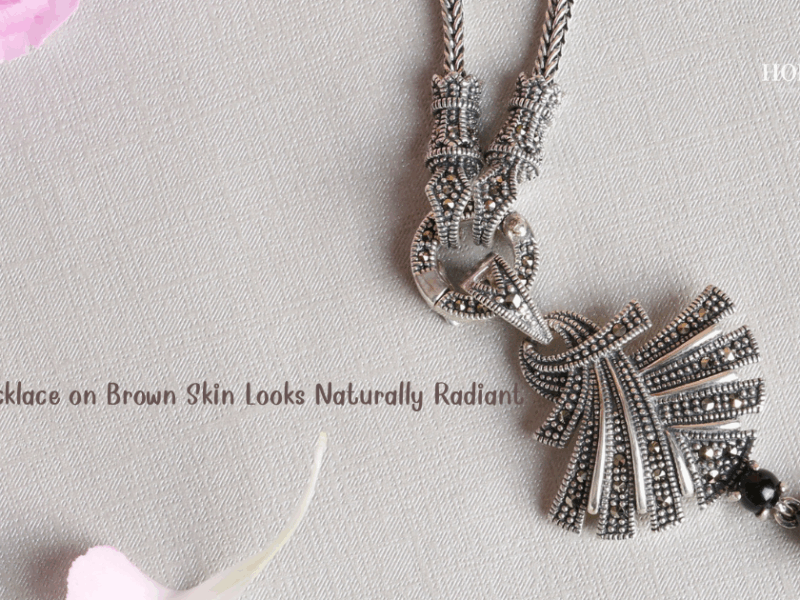 Why Silver Necklace on Brown Skin Looks Naturally Radiant
