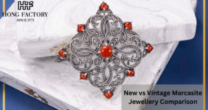 New vs Vintage Marcasite Jewellery Comparison