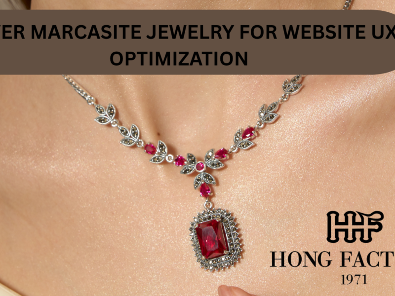 Silver Marcasite Jewelry for Website UX Optimization